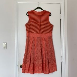 New York & Company Peach Dress XL